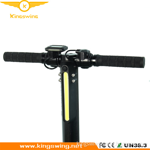 2016 Factory Lightest Carbon Fiber electric scooter Folding electic bicycle with Handrail